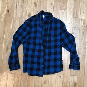H&M long sleeve flannel shirt size L
